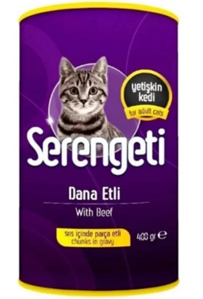 Serengeti Dana Etli 400 gr Kedi Maması