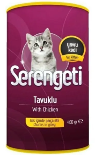 Serengeti Kitten Tavuk 400 gr Kedi Maması