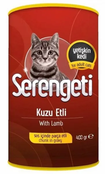 Serengeti Kuzu Etli Yetişkin 400 gr Kedi Maması