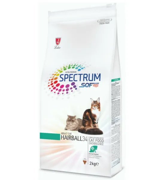 Spectrum Adult Hairball34 2 kg Kedi Maması