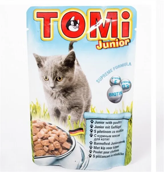 Tomi Junior Pouch 100 gr Kedi Maması