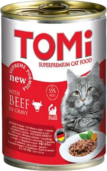 Tomi Sığır Etli 400 gr Kedi Maması