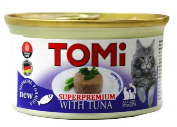 Tomi Tahılsız Ton Balıklı 85 gr Kedi Maması