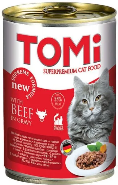 Tomi Tomi Biftekli Yetişkin 400 gr Kedi Maması