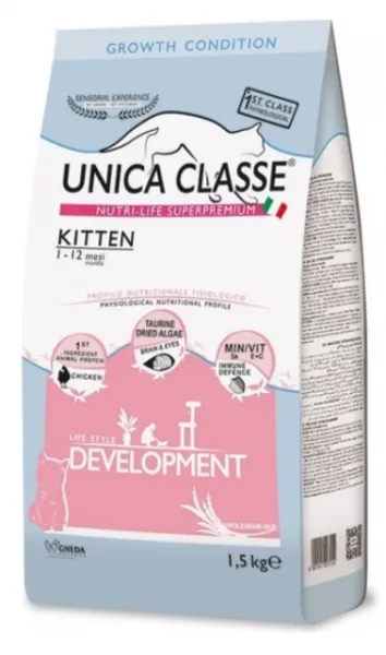 Unica Classe Development Tavuklu Yavru 1.5 kg Kedi Maması