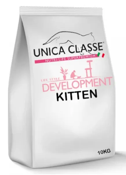 Unica Classe Metal Ambalaj Tavuklu Yavru 10 kg Kedi Maması