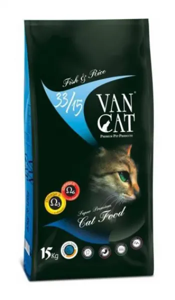 Vancat Adult Somonlu 15 kg Kedi Maması