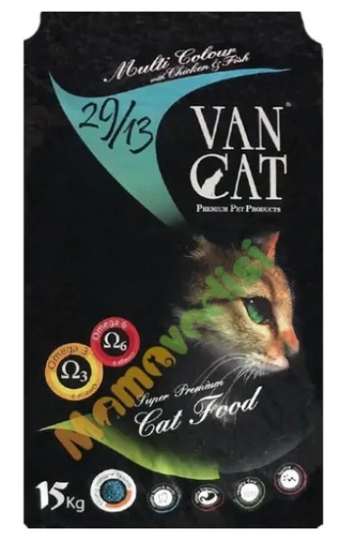 Vancat Multi Color Yetişkin 15 kg Kedi Maması