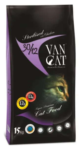 vancat Sterilised Adult Tavuklu 15 kg Kedi Maması