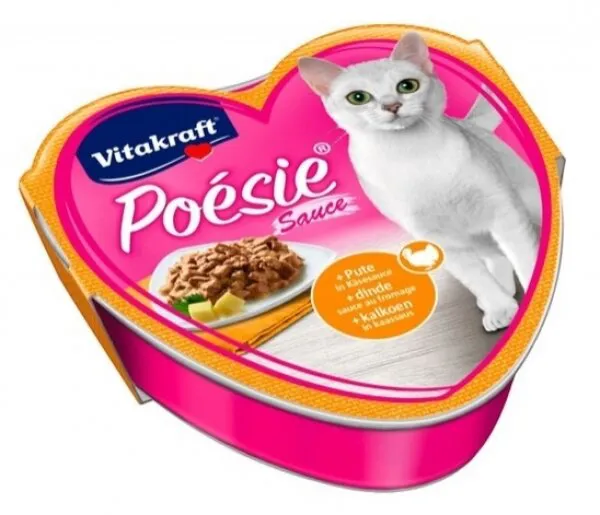 Vitakraft Poesie Hindili Peynir Soslu 85 gr Kedi Maması