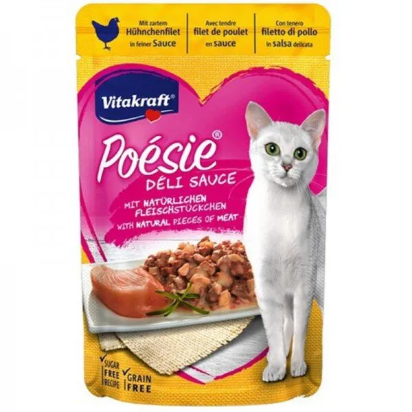 Vitakraft Poesie Tavuk Etli Pouch 85 gr Kedi Maması