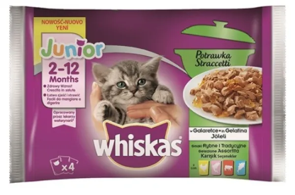 Whiskas Pouch Güveç Karışık Etli Yavru 85 gr Kedi Maması