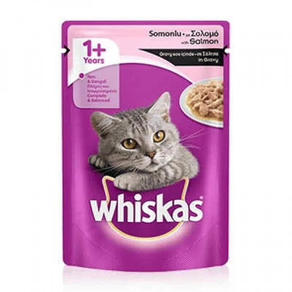 Whiskas Pouch Güveç Somonlu 85 gr Kedi Maması