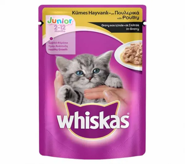 Whiskas Pouch Junior Tavuklu 100 gr Kedi Maması