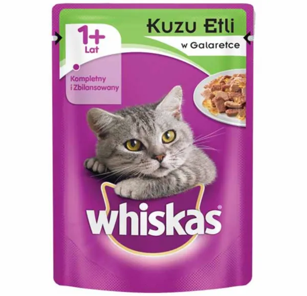 Whiskas Pouch Kuzu Etli 100gr Kedi Maması