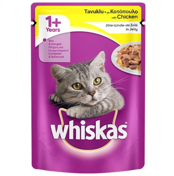 Whiskas Pouch Tavuklu 100 gr Kedi Maması