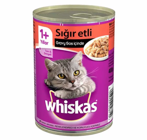 Whiskas Sığır Etli 400 gr Kedi Maması