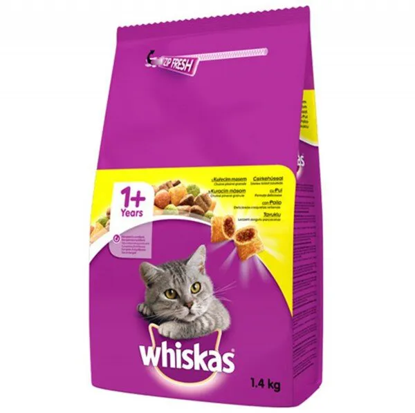 Whiskas Tavuklu Kuru 1.4 kg Kedi Maması