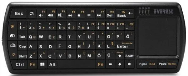 Everest IPKW250FTUK TouchPad Klavye