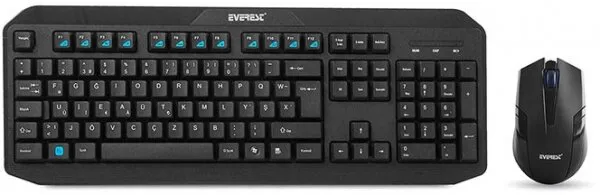 Everest KM-8000 Türkçe F Klavye & Mouse Seti