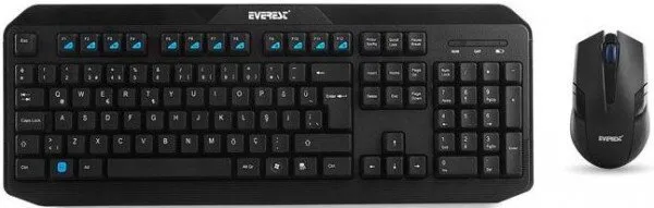 Everest KM-8000 Türkçe Q Klavye & Mouse Seti