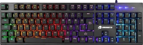 GameBooster G76K Attack Rainbow Klavye