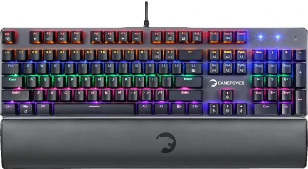 Gamepower Ogre Rainbow Red Klavye