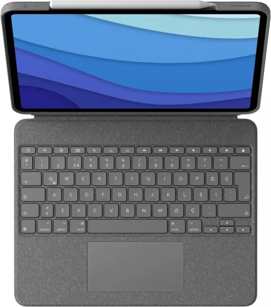 Logitech Combo Touch iPad Pro 12.9inç 5. Nesil (920-010186) Klavye