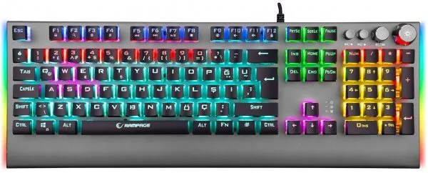 Rampage KB-R210 Favory Red Klavye