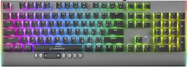 Rampage Prime KB-R211 RGB Red Klavye