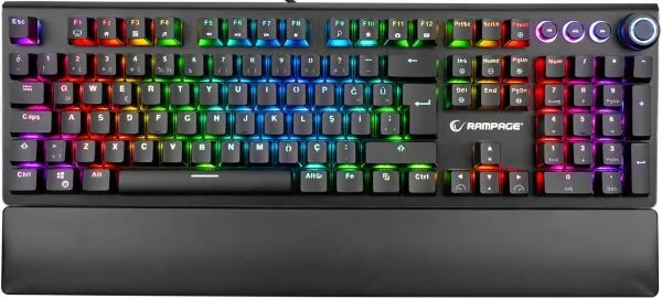 Rampage Thunder KB-R92 Blue Klavye