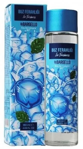 Bargello Buz Ferahlığı Kolonyası Cam Şişe 180 ml Kolonya