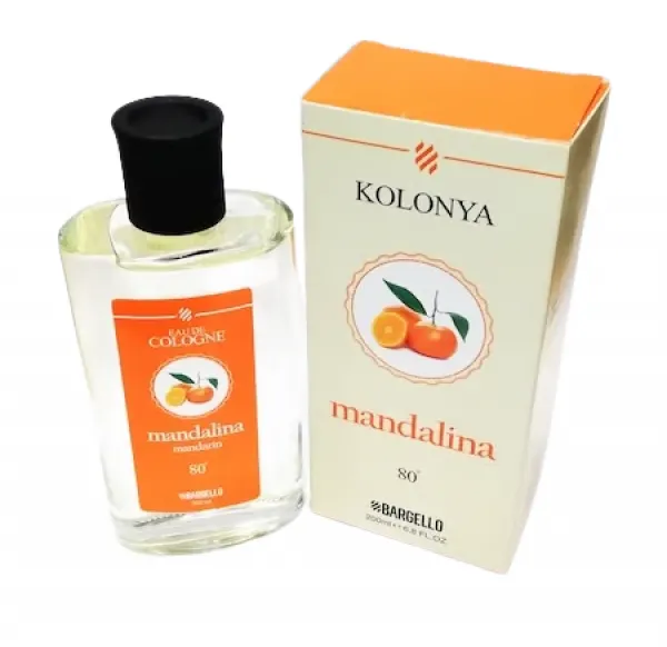 Bargello Mandalina Kolonyası Cam Şişe 200 ml Kolonya