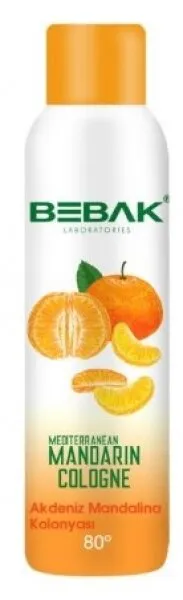 Bebak Mandalina Kolonyası Pet Şişe Sprey 150 ml Kolonya