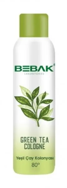 Bebak Yeşil Çay Kolonyası Pet Şişe Sprey 150 ml Kolonya