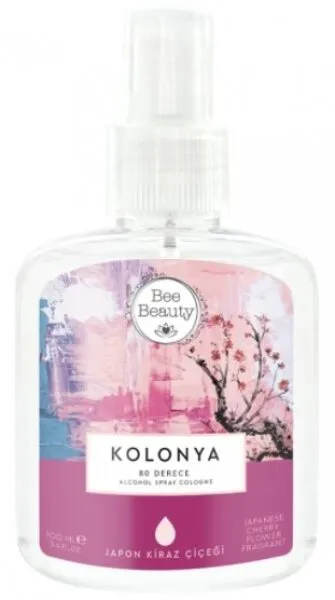 Bee Beauty Japon Kiraz Çiçeği Kolonyası Pet Şişe Sprey 100 ml Kolonya