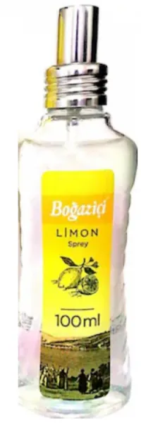 Boğaziçi Limon Kolonyası Cam Şişe Sprey 100 ml Kolonya