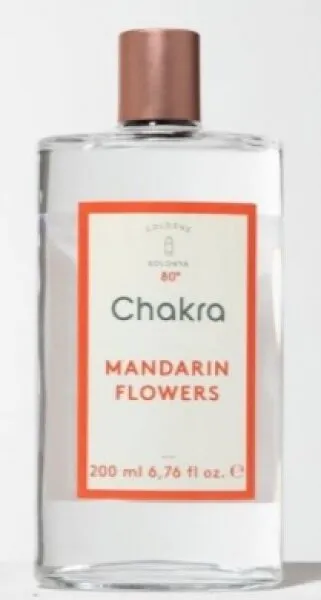 Chakra Mandaline Flowers Kolonyası Cam Şişe 200 ml Kolonya