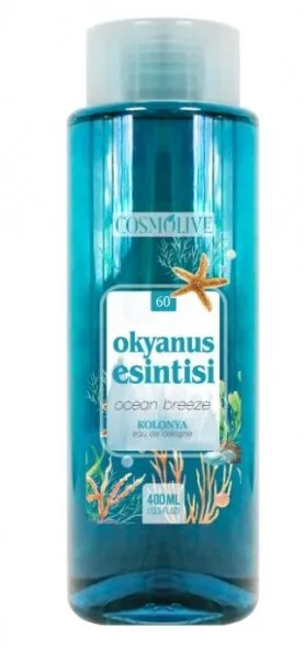 Cosmolive Okyanus Kolonyası Pet Şişe 400 ml Kolonya