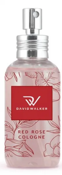 David Walker Klasik Gül Kolonyası Cam Şişe Sprey 100 ml Kolonya