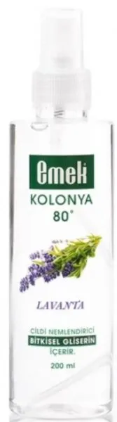 Emek Gliserinli Lavanta Kolonyası Pet Şişe Sprey 200 ml Kolonya