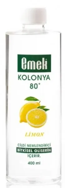 Emek Gliserinli Limon Kolonyası Pet Şişe 400 ml Kolonya