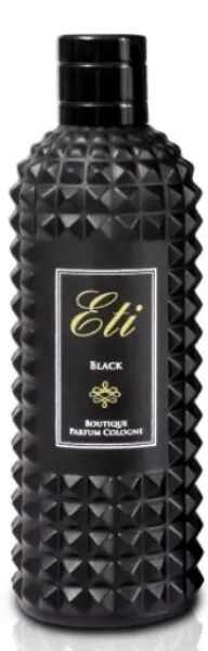 Eti Butik Black Kolonyası Cam Şişe 300 ml Kolonya