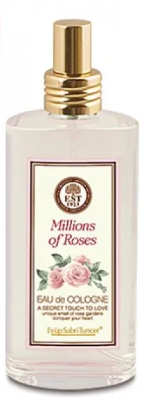 Eyüp Sabri Tuncer Millions Of Roses Kolonyası Cam Şişe Sprey150 ml Kolonya