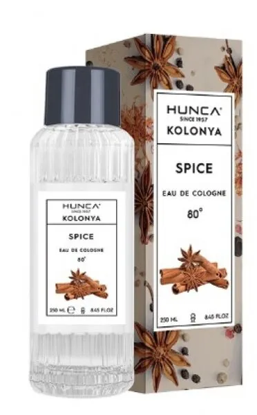 Huncalife Spice Kolonyası Cam Şişe 250 ml Kolonya