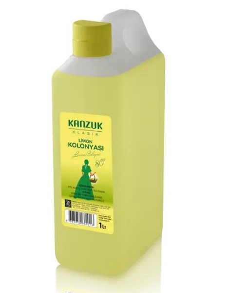 Kanzuk Limon Kolonyası Bidon 1 lt Kolonya