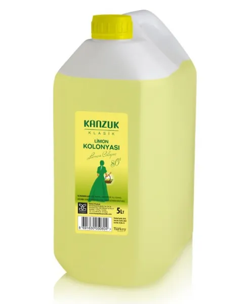 Kanzuk Limon Kolonyası Bidon 5 lt Kolonya