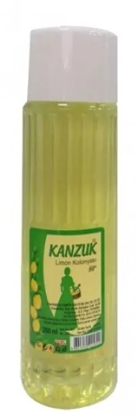 Kanzuk Limon Kolonyası Pet Şişe 200 ml Kolonya