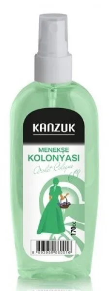 Kanzuk Menekşe Kolonyası Pet Şişe Sprey 170 ml Kolonya