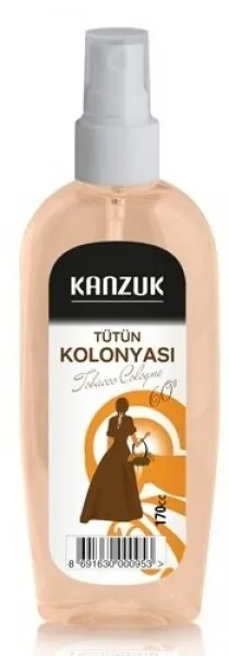 Kanzuk Tütün Kolonyası Pet Şişe Sprey 170 ml Kolonya